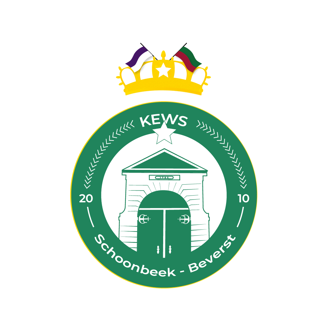 Het gloednieuwe logo van KEWS Schoonbeek Beverst